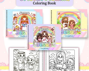 Livro para Colorir - Cristão Menina