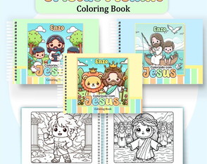 Livro para Colorir - Cristão Menino