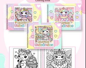 Livro para Colorir - Unicórnio