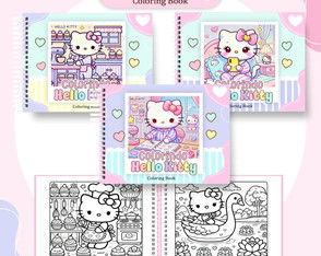Livro para Colorir - Hello Kitty