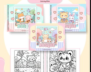 Livro para Colorir - Bosque