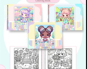 Livro para Colorir - Jardim