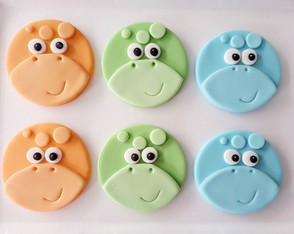 Aplique 6 cm de Pasta Americana Dinossauros Baby