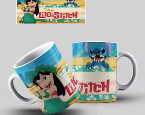 Caneca Lilo & Stitch (2002): Modelo 02