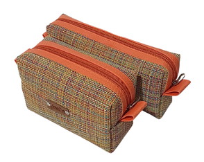 Duo de Necessaires Telinha - Multicolor (tamanhos P e M)