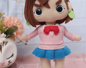 Boneca Momo Dandadan | Decoração e Presente Anime