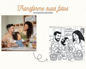 Transforme Suas Fotos em Desenhos para Colorir Bobbie Goods