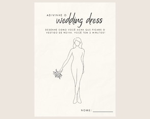 Chá de Lingerie: Adivinhe o Vestido da Noiva