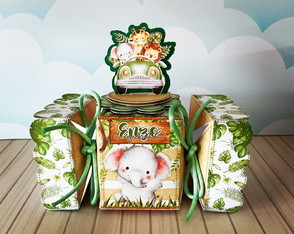 Personalizado Safari - Caixa Bala