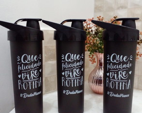 Garrafa Acqua Bio Preto 475 ml Personalizada
