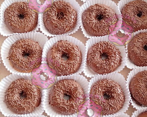 Lembrancinha Mini Cake Donuts Donut Brigadeiro Chocolate