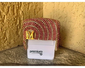 Carimbo Strass Personalizado Inicial Tamanho Mèdio