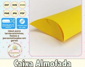 Arquivo de Corte Silhouette Caixa Almofada