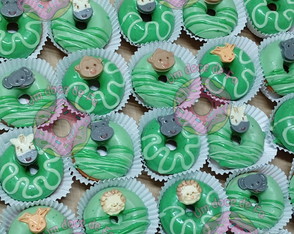 Lembrancinha Maternidade Safari Mini Cake Donut Donuts Doces