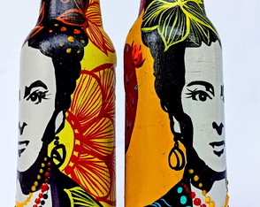 Frida Kahlo | Kit com 2 Garrafas Pequenas
