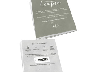 1000unid Cartão de Agradecimento