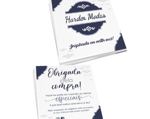 1000unid Cartão de Agradecimento