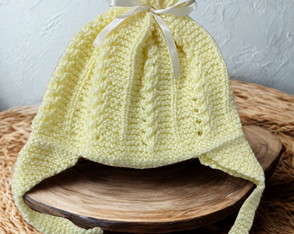 Gorro Tapa Orelha para Bebê de 0 a 3 Meses