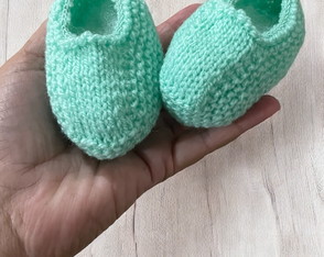 Sapatinho para Bebê Verde