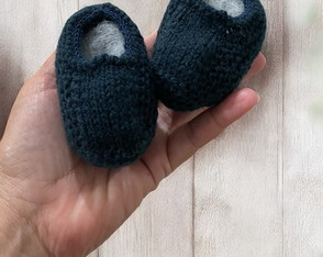 Sapatinho para Bebê Azul Marinho