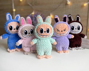 Labubu de Crochê - Amigurumi