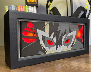 Luminária Anime 3d Light Box Persona 5 Ren Amamiya Joker