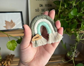 Arco Íris Ímã Macrame