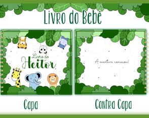 Livro do Bebê - Safári Minimalista