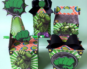 Kit Personalizado Incrível Hulk (20 Unidades)