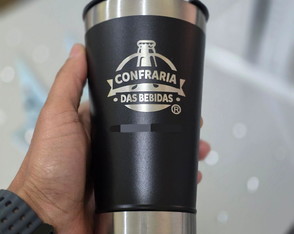 Copos Térmico Preto - Brindes para Festa