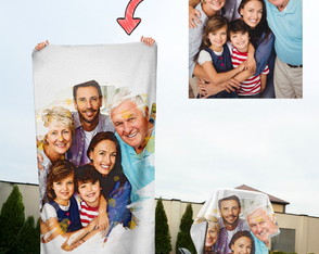 Toalha Personalizada com Foto Presente Exclusivo Fo2