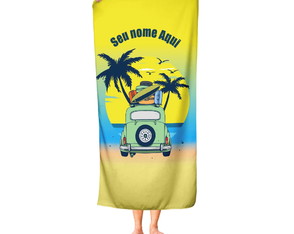 Toalha de Praia Personalizada: Coloque Seu Nome Aqui! Tfe14