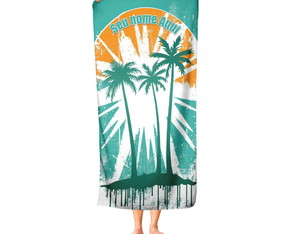 Toalha de Praia Personalizada: Coloque Seu Nome Aqui! Tfe19
