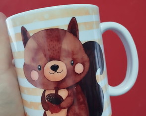 Caneca de Polímero Infantil ? Divertida, Segura
