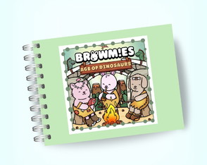 Livro de Colorir - Browmies Age Of Dinosaurs