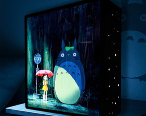 Luminária Abajur Led Meu Amigo Totoro Studio Ghibli