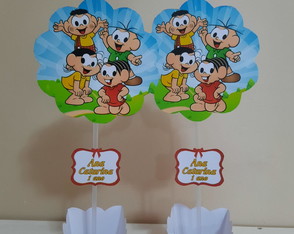 Centro de Mesa Personalizados Turma da Mônica