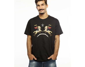Camiseta Masculina Preta Manga Curta Valkirias Hardivision