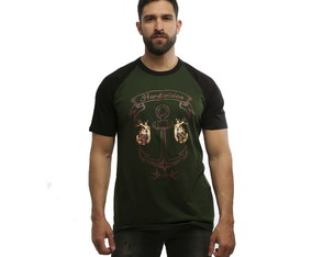 Camiseta Masculina Verde Manga Curta Ancora Hardivision