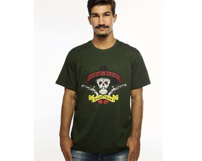 Camiseta Masculina Verde Manga Curta Hombre Hardivision