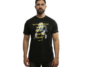 Camiseta Masculina Preta Manga Curta Martin Hardivision