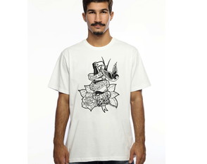 Camiseta Masculina Branca Manga Curta Jack Hardivision