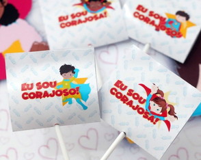 Pirulito com Capa - Dia das Crianças Pirulito com Capa - Dia das Crianças