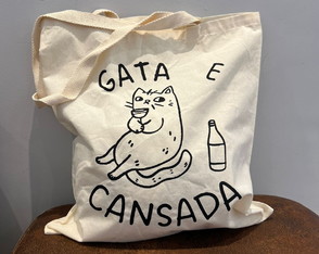 Ecobag Gata e Cansada