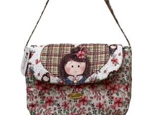 Bolsa Espaçosa em Patchwork