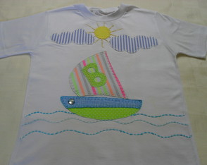Camiseta Infantil - Barquinho