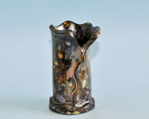 Porta lápis Night pequeno em cerâmica raku 10x6x6 cm