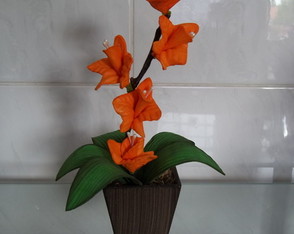 Arranjo de Flores com Orquídias