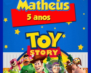 Adesivo Quadrado - Toy Story