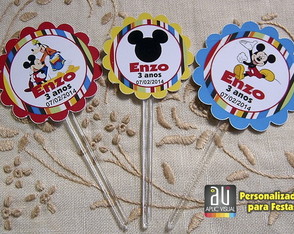 Toppers - Tags Mickey Mouse